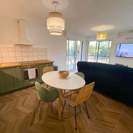 T2 Avec Clim Et Terrasse Vue Mer, Les Sablettes La Seyne-sur-Mer Exterior foto